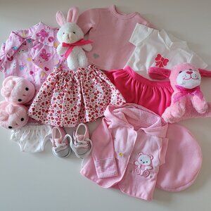 New Pretty Pink &  Value Valentines Wardrobe Bundle For Your 18 Inch Doll